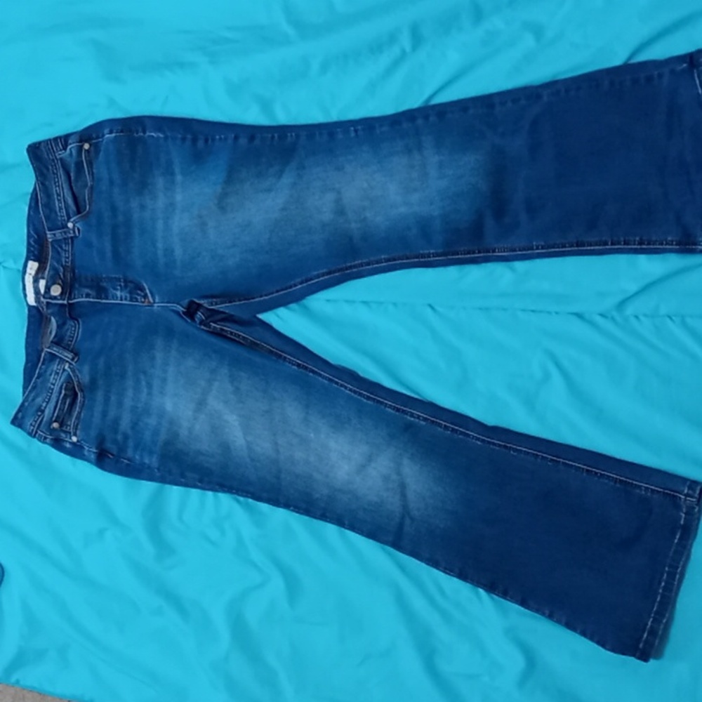 Est. 1946 Denim women's soft bootcut jeans. Dark wash. 14P
